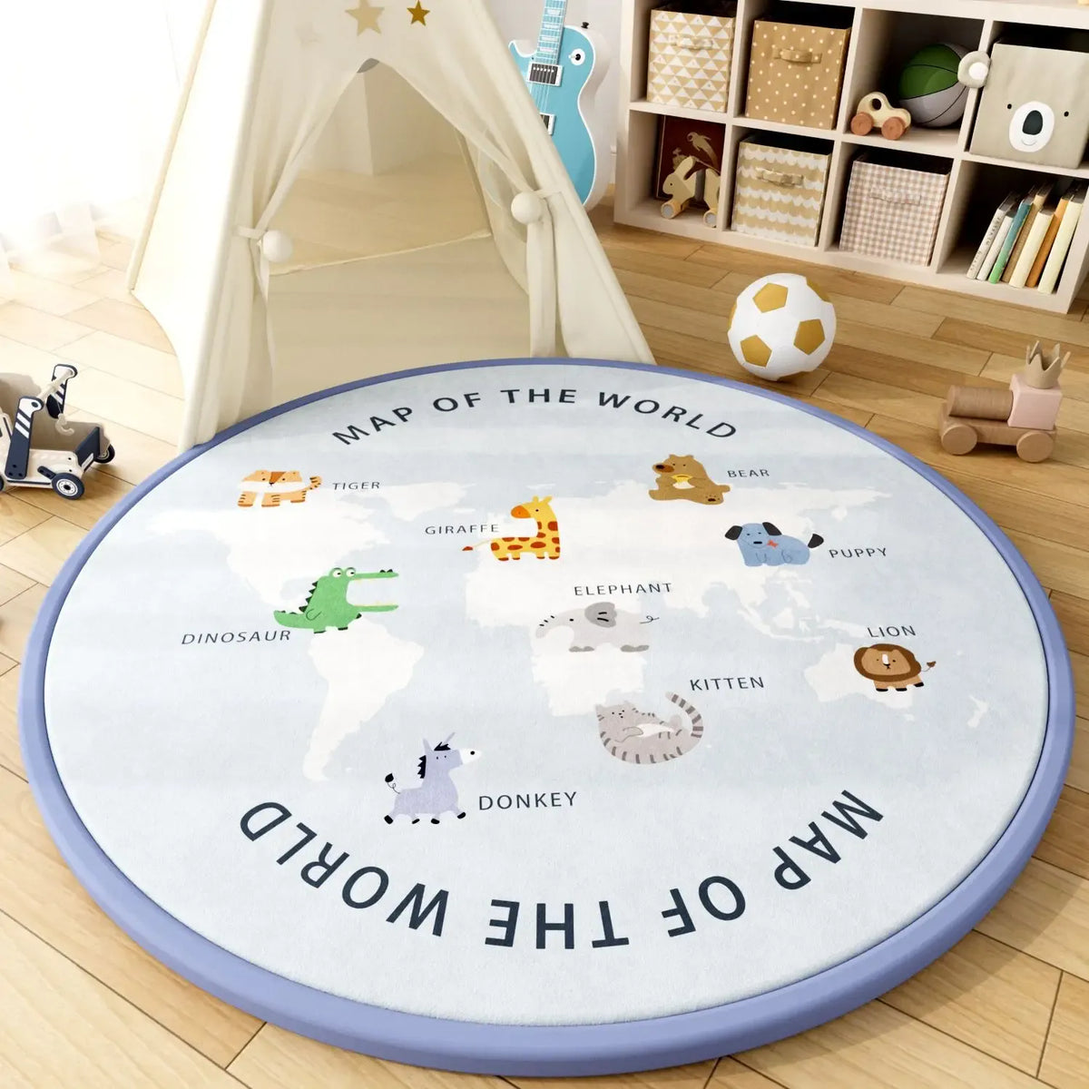 Mon Tapis d'Eveil Tapis d'éveil rond 2,5 cm d'épaisseur