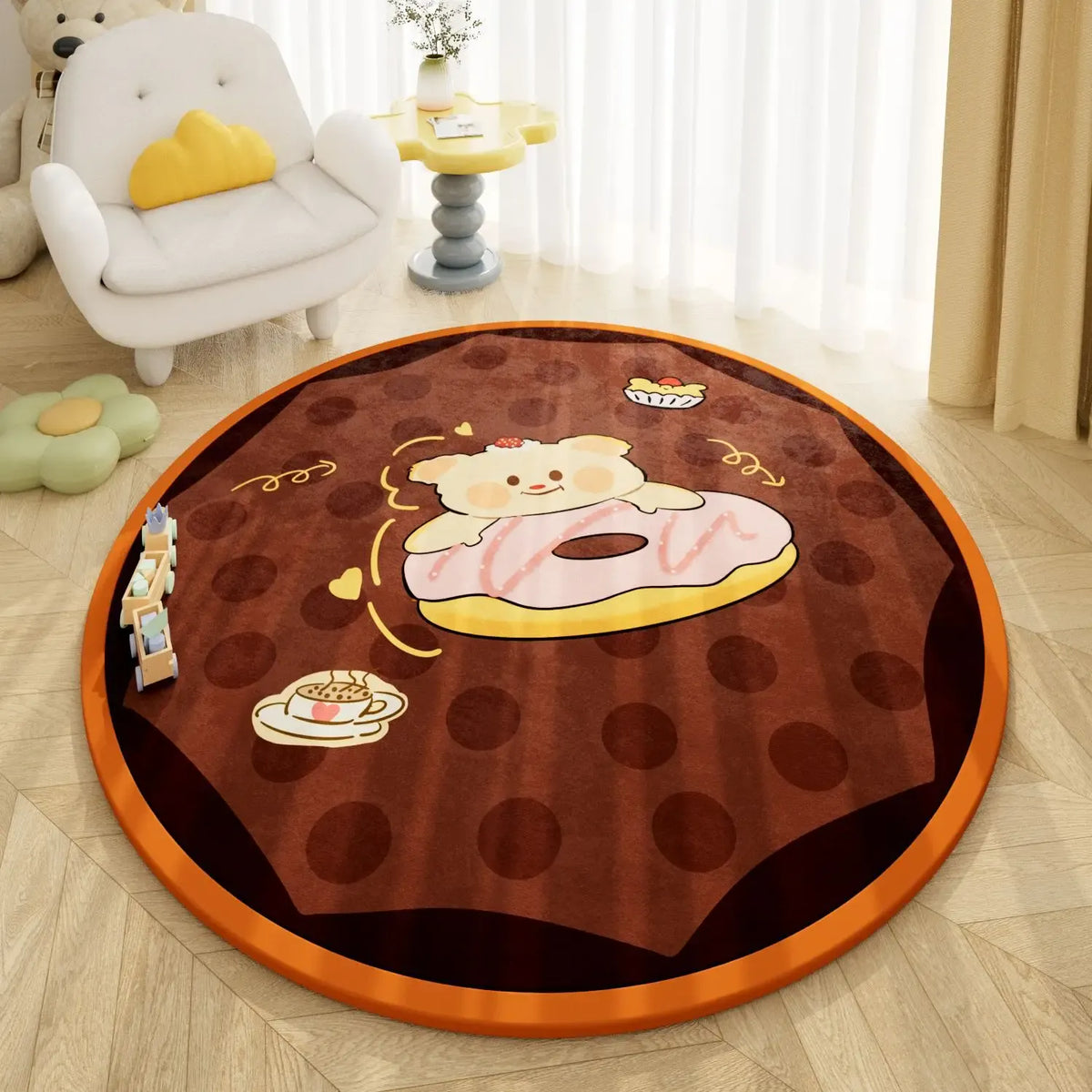 Mon Tapis d'Eveil Tapis d'éveil rond 2,5 cm d'épaisseur