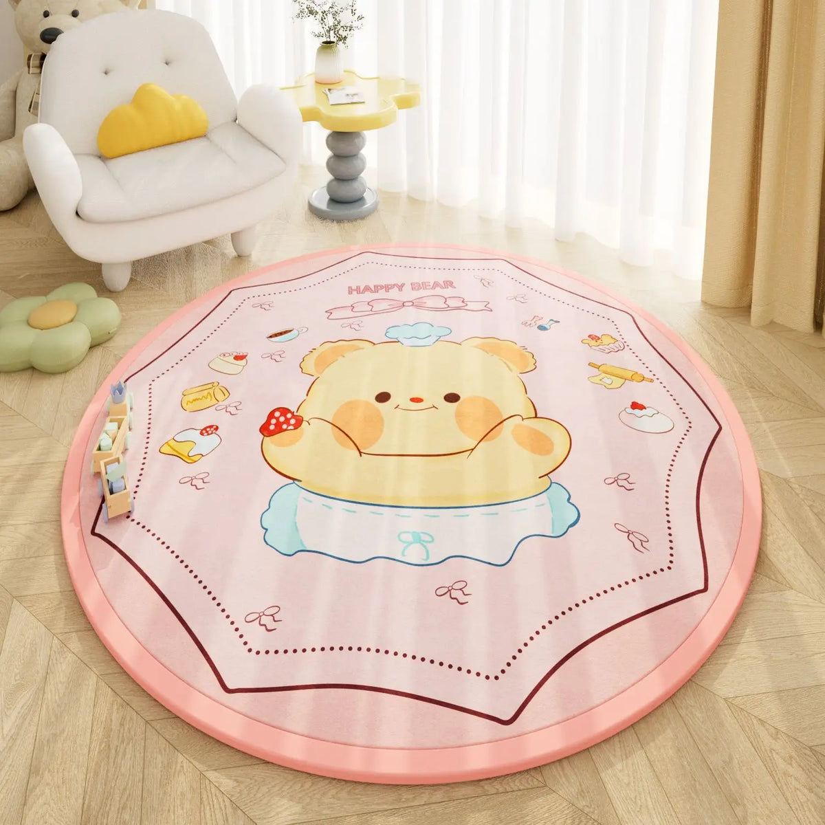 Mon Tapis d'Eveil Tapis d'éveil rond 2,5 cm d'épaisseur