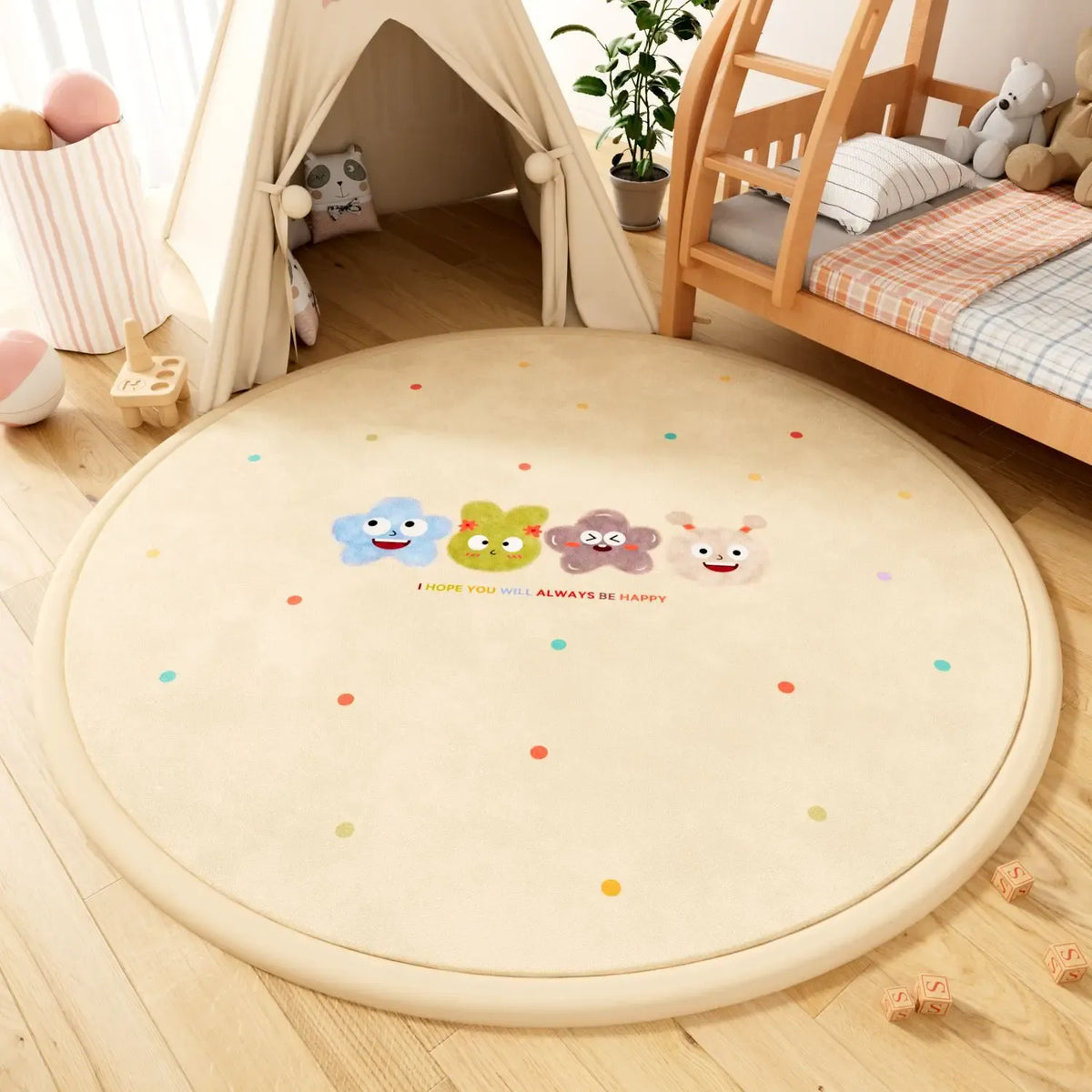 Mon Tapis d'Eveil Tapis d'éveil rond 2,5 cm d'épaisseur