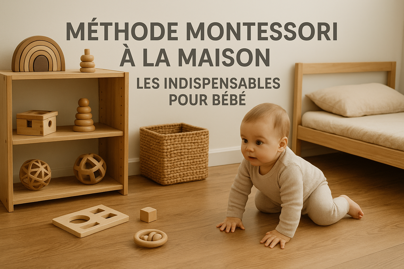 Méthode Montessori à la maison : les indispensables pour bébé