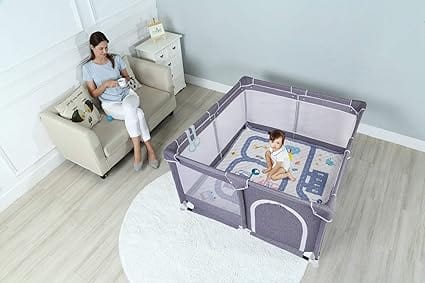 Mon Tapis d'Eveil Parc Bébé Pliant