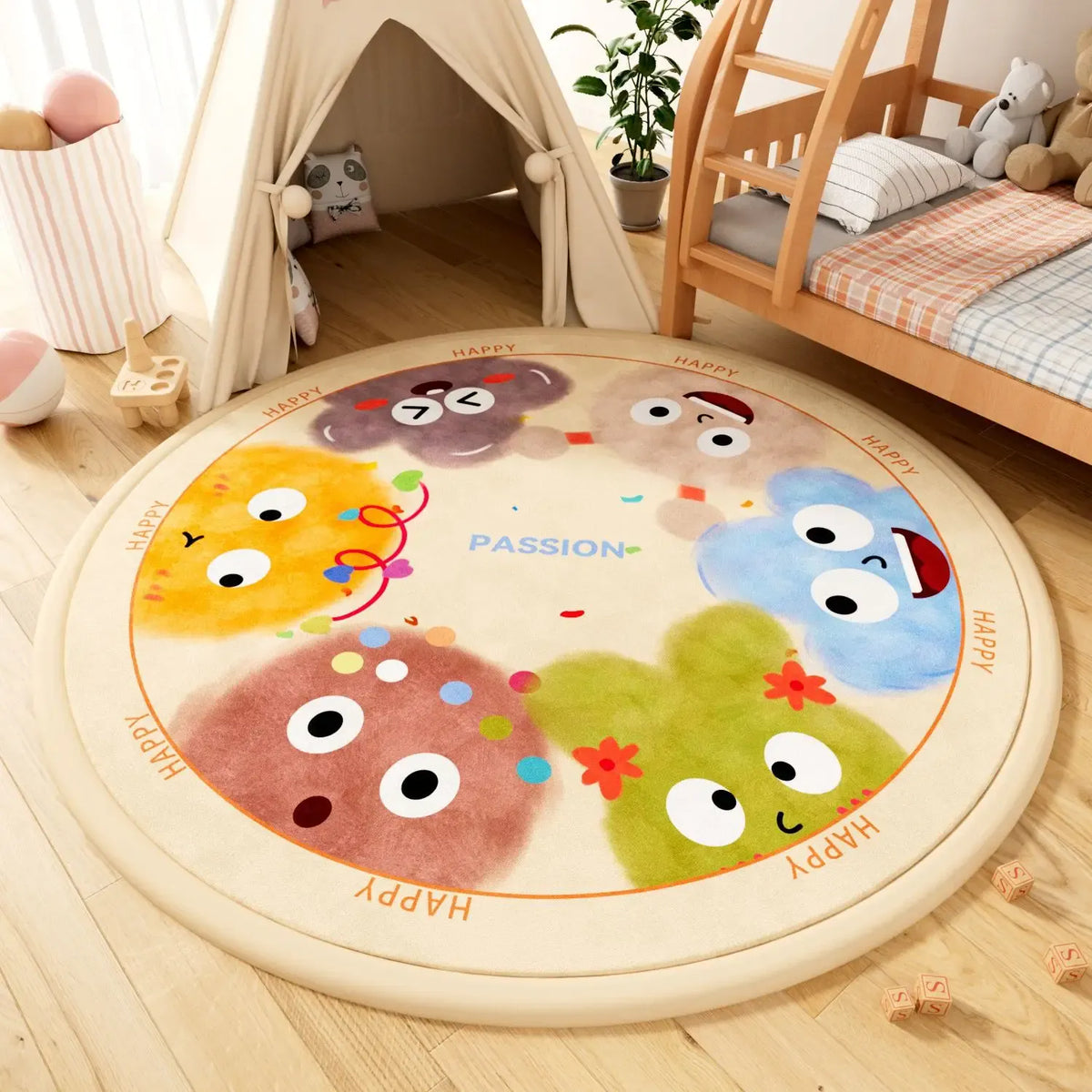 Mon Tapis d'Eveil Tapis d'éveil rond  2,5 cm d'épaisseur