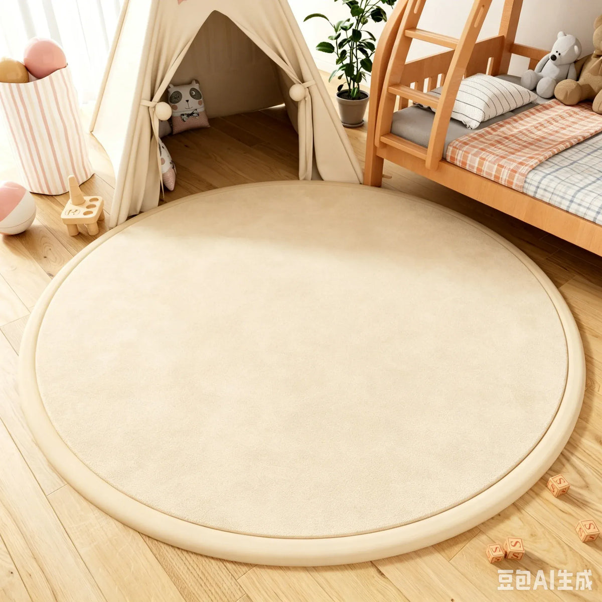 Mon Tapis d'Eveil Tapis d'éveil rond  2,5 cm d'épaisseur